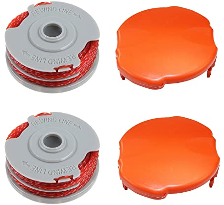 Bobina per strimmer a doppia linea, bobina di alimentazione automatica e ricambio per flymo fly021 fly060 per tagliaerba contorno trimmers-2 pezzi