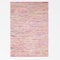 MY-RUG Fleckerlteppich bunt 80 x 150 cm - Pink, handgewebt, recycelte Baumwolle als Flickenteppich gestreift und moderner Kelim Chindi Teppich Rajesh