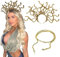 JeVenis Medusa Kostüm Medusa Kopfschmuck Medusa Schlangen Stirnband Kopfschmuck Schlangenhaarreif Vintage Cosplay Kostüm Maskerade Party Supplies