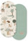 Albero Mio Spannbettlaken Kinderwagen Bettlaken 2 Stück | Größe 80x35 cm | Kinderbettlaken | 100% Baumwollmusselin | Leinenlaken | Fun in The Tropics