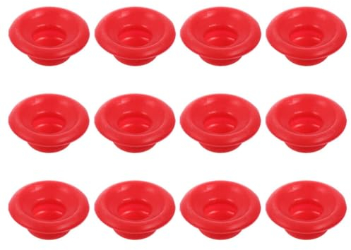 Luxshiny 12 Arandelas De Goma De Silicona Para Botella Con Tapa Oscilante Arandelas Superiores Con Forma De Sombrero Junta De Sellado A Prueba De Fugas Repuesto Para Sellado De Botellas De
