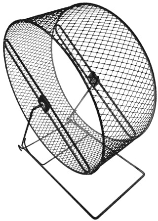 Leises Metall Laufrad Mit Ständer Mäuse Hamster Mäuserad Hamsterrad Hamsterlaufrad Hamster Laufrad Eisenrad - Hamster Laufrad Laufspielzeug Für Hamster Igel Rennmäuse Mäuse Andere Kleintiere