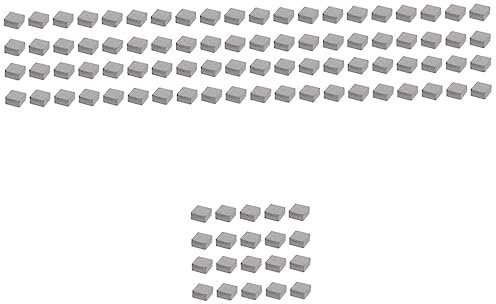 Alasum 100 STK Simulierte Ziegel Simulationsbaustein DIY Sandtisch Ziegelmodell Mini-baustoffe Miniatur-ziegeldekor Mini-zementsteine Mikro-Ornamente Miniaturfliesen Mini-Steine Grey Ton