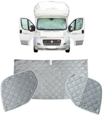 Marvix Internal Cab Screen Thermal Blinds Premium 9 Layer Window Cover For a Ford Transit 2006-2014 Motorhome Campervan Insulation Shades