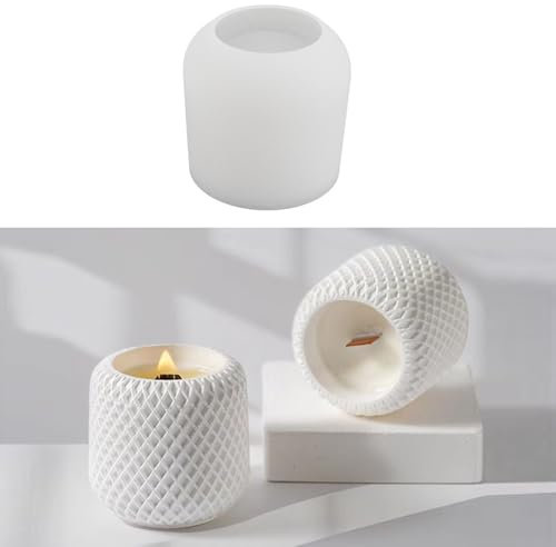 HNLMZ Stampi in silicone per calcestruzzo, stampi per candele, stampi in silicone per calcestruzzo, stampi in resina, stampi in silicone per calcestruzzo, candele fai da te