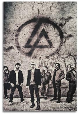 UWASCISF Rockband Linkin Park-Poster, dekoratives Gemälde, Leinwand, Wandposter und Kunstdruck, moderne Familienschlafzimmer-Dekoration, Poster, 20 x 30 cm