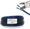 HALOTEC. 25 metros Cable Paralelo 03VH-H flexible Azul-Marrón PVC 2x0,50 mm² | Cable Doble Polarizado | Cordón electrico Paralelo para Iluminación, Electrónica y luminarias LED