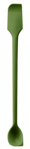 Jar Scraper - Double-Headed Spatula Spoon, Flexible Rubber Jar Scraper | Kitchen Gadgets Non Stick for Cake Bread Cream Condiment, Heat Resistant, Silicone, Jar Busters Jam Jar Base