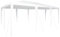 vidaXL Tente de fête Blanche 6x4 m PE