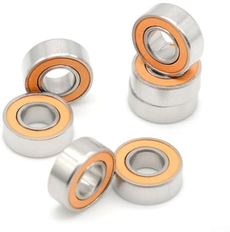 Oniissy 10 x 15 x 4 mm Edelstahl-Kugellager 6700 Serie mit HSR-Innenkäfig-Technologie und ABEC-5-Bewertung für Hochgeschwindigkeitsanwendungen, Set mit 10 Stück (10 x 15 x 4 mm)