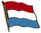 Flaggen-Pin vergoldet : Luxemburg