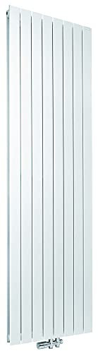 Radiateur FASSANE STOCK eau chaude vertical double 1800w haut 2000 larg 592 8 éléments blanc réf SHXD-200-059