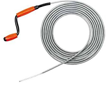 Plastisan - Desatascador manivela 5m diámetro 7mm Inoxidable