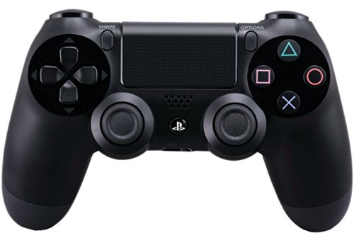 DualShock 4 Wireless Controller for PlayStation 4 - Jet Black (Renewed)