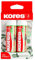 Kores - Eco Glue Stick, Strong-Hold Adhesive, Safe and Non-Toxic Craft Glue for Arts and Crafts, Environment-Friendly, Pack of 2 x 20g, 2x20g, Eco