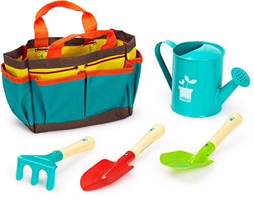 Vilac-Mon Petit Potager - Set d'outil de Jardin pour Enfant - Lot Jardinage Enfant - À partir de 3 Ans, 3804