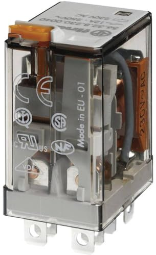 Finder 56.32.9.012.0040 Steckrelais 12 V/DC 12 A 2 Wechsler 1 St.