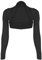 WearAll Ladies Long Sleeve Shrug Womens Bolero Cardigan Top - Black - 12/14