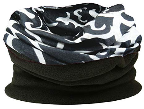 RockJock Multifunktionale Snood für Männer. Schal, Mütze, Halswärmer, Kapuze, Kopfschutz mit Fleece-Abschnitt-TRIBAL