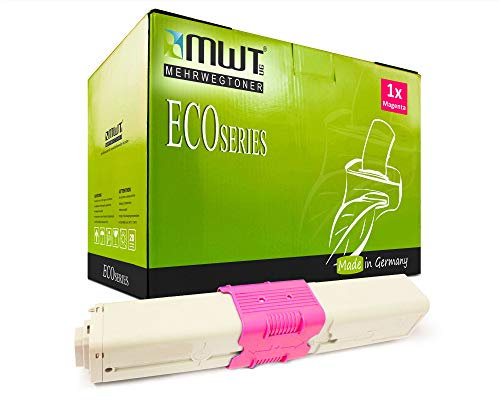 1x MWT Druckerpatrone für Oki ES 3451 5430 5461 DN MFP ersetzt 44469741 HC Magenta