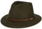 LIERYS Traveller Filzhut Herren - Hut aus Filz Made in Italy - Wasserabweisend und knautschbar - Herrenhut Herbst/Winter Oliv 58 cm