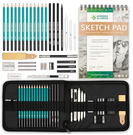 Free Hand Professionelle Kunst-Set schwarz