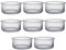 Duralex Ramequins Ovenchef en Verre - pour crèmes brûlées/Desserts - 10 cm - Lot de 8