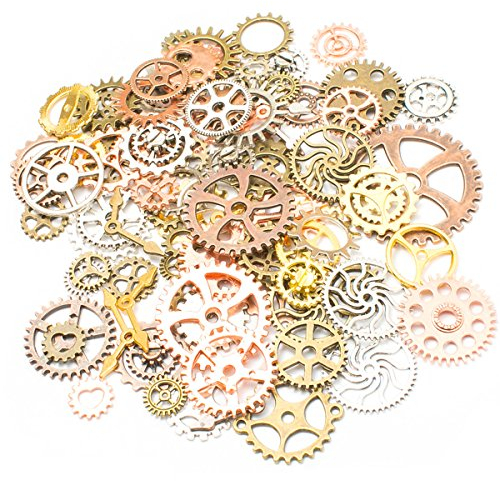 Vintage Steampunk Schmuck Charms Aus Legierung Antike Zahnräder Für Diy Anhänger Und Halsketten Für Scrapbooking Und Schmuckherstellung Gemischte Farben Und Stile