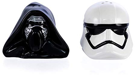 Star Wars Kylo Ren & Stormtrooper Ensemble salière et poivrière en céramique