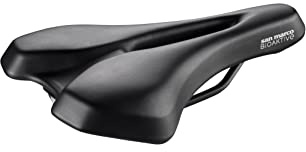 Selle San Marco Unisex – Adults BIOACTIVE Sportive Open Fit Biofoam Saddles, Black, S