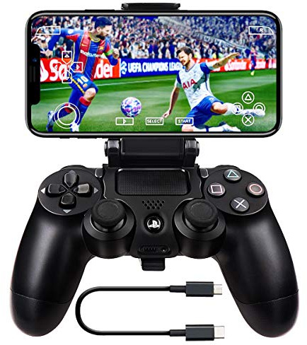 BLUELAKE performance 2 Stück Klapp P-4 Kontroller Clip Handyhalter Smart Phone Game Clamp für P4 Controller