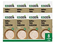 ECOCESTA MEJOR CADA DIA - Pack de 8 Unidades de 500 g de Harina Ecológica de Trigo Sarraceno - Ayuda a Mejorar el Tránsito Intestinal - Propiedades Antioxidantes