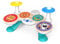 Baby Einstein, Together in Tune, Connected Magic Touch, Holz Schlagzeug, Musikinstrumente, 4 Spielmodi und 10 Melodien, Lautstärkeregler, Holzspielzeug für Kinder, ab 12 monat