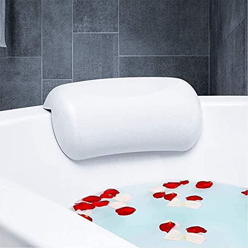 Sits Badewannenkissen - Badekissen mit 2 Saugnäpfen, Nackenkissen als Badewannen-Zubehör - Kissen für Badewanne - Badekissen aus Polyurethan (PU) - Entspannen in der Badewanne, Whirlpool oder Spa