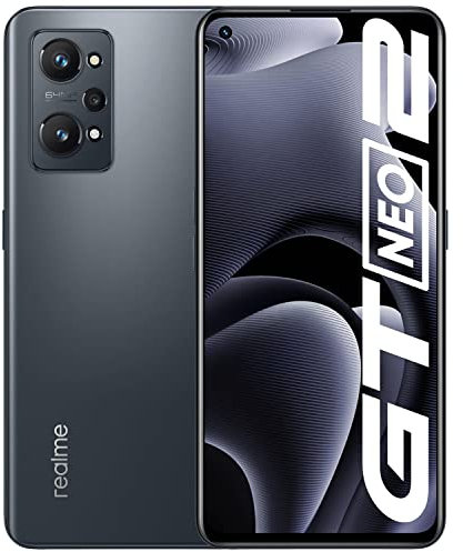 realme GT Neo 2 Smartphone, Qualcomm Snapdragon 870 5G Teléfono Móvil,8GB+128GB, Pantalla AMOLED E4 de 120Hz, Carga SuperDart de 65W, Cámara Triple de AI de 64MP, 2-SIM, NFC, Neo Negro