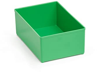 25er Set Einsatzboxen 63 mm D3 grün B156 x T104 x H63 geeignet als Bosch L-BOXX Einlage | Einsatzboxen für Sortimentskästen | wie Bosch Sortimo Insetboxen Set L-BOXX, W-BOXX, T-BOXX, ProClick Tray