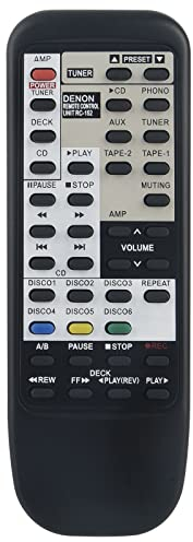 RC-152 Replacement Remote Control fit for Denon Stereo Amplifier PMA-735R PMA-880R PMA-425R TU-580RD PAM-680R