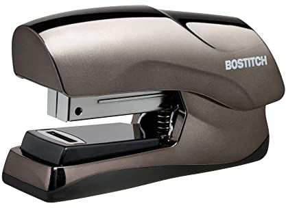 Bostitch Office Strapazierfähiges Heftgerät mit 40 Blättern, kleine Heftgerätgröße, passt in die Handfläche, schwarzes Chrom