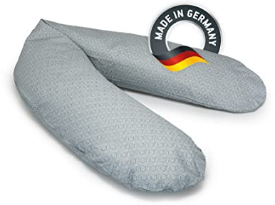 bedara Stillkissen - hochwertiges Schwangerschaftskissen - anschmiegsames Lagerungskissen aus Baumwolle - schadstofffreies Seitenschläferkissen - 190cm - Goteborg