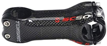 Fahrradvorbau, 31.8 3K Carbon-Fahrradvorbau, Kohlefaser-Vorbau, Mountainbike, kurze Lenkervorbauten, 70–130 mm, Rennrad, 6/17 Grad Vorbau, 17 °, 120 mm