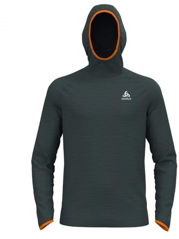 Odlo Homme Sweat à capuche pour la course RUN EASY WARM