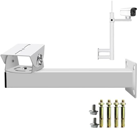 CTXSumTec 30 cm Überwachungskamera-Halterung aus Aluminiumlegierung, Universal-Kamera-Wandhalterung für Überwachungskamera/I-Montage/Dome-Kamera/IP-Kamera