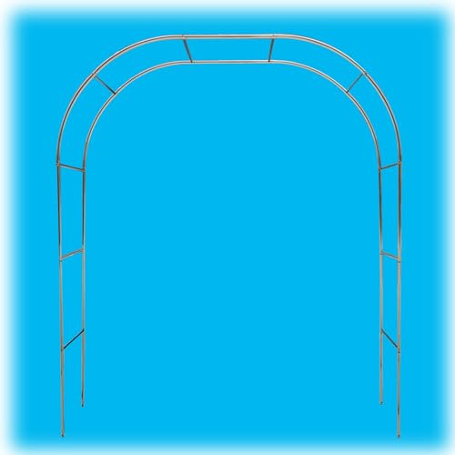 GZDXBF Rosenbogen Aus Edelstahl Rankbogen Für Zeremonien, Partys, 120-500 cm Breite Gartenbogen Mit Zubehör(Color:25mm,Size:4.5 * 2.4m(15 * 7.9ft))