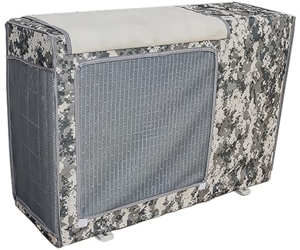 XRRJFYH Klimaanlage Abdeckung aus Wasserfestem Sonnenschutz 600D Oxford Gewebe, Verkleidung Klimaanlage Außengerät (Color : Jungle, Size : 86x33x56cm)