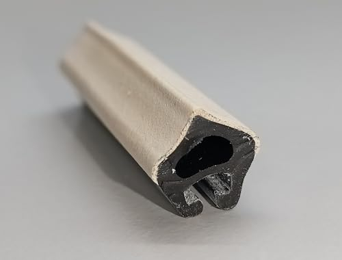Pilzdichtung P-3 untere Ersatzdichtung für Stegplatten-Profile Gewächshaus Carport frei von Weichmachern (45 m Rolle)