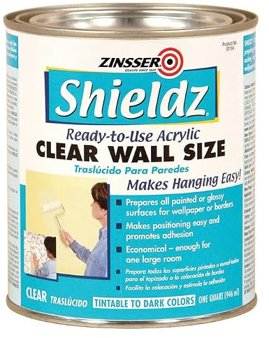 Zinsser 6-Pack of 1 qt 2104 Clear Shieldz Water-Based Acrylic Wallpaper Primer