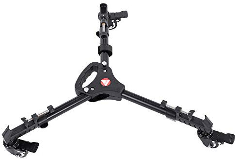 Chariot Trépied Portable VX-600 avec Pinces Réglables et Goupilles de Verrouillage – Aluminium Léger – pour des Mouvements de Roulement Fluides
