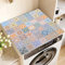 Funda Lavadora Mandala Retro Cubierta Para Lavadora Funda Universal Para Lavadora,Antideslizante Fundas Para Lavadoras,Para Mesita De Noche, Baños, Cocina,Frigorífico50*50Cm