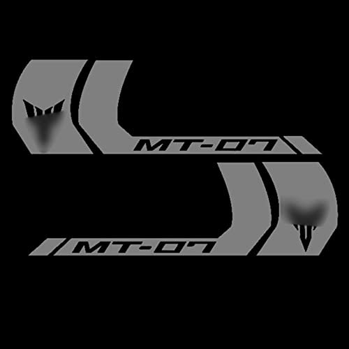 UJSSET Accessori Moto per Y&amaha Mt07 MT-07 Mt07 Adesivo Serbatoio Carburante Stripe Decal Logo Kit Accessori Impermeabili