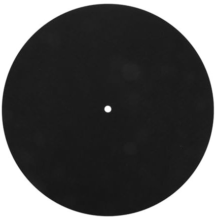 VICASKY Vinyl Platten Slipmat 7.3 Zoll Rutschfeste Drehtischmatte Für Phonographen Schützt Vor Vibrationen Und Kratzern Für Dj- & Vj-Equipment